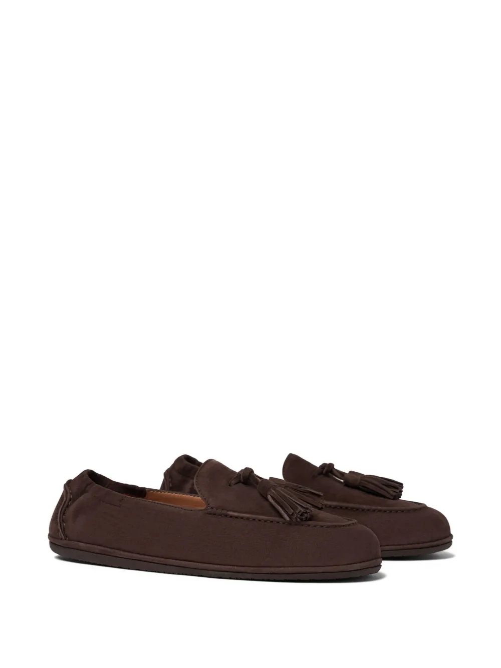 Scarosso Anais loafers met kwastje Bruin