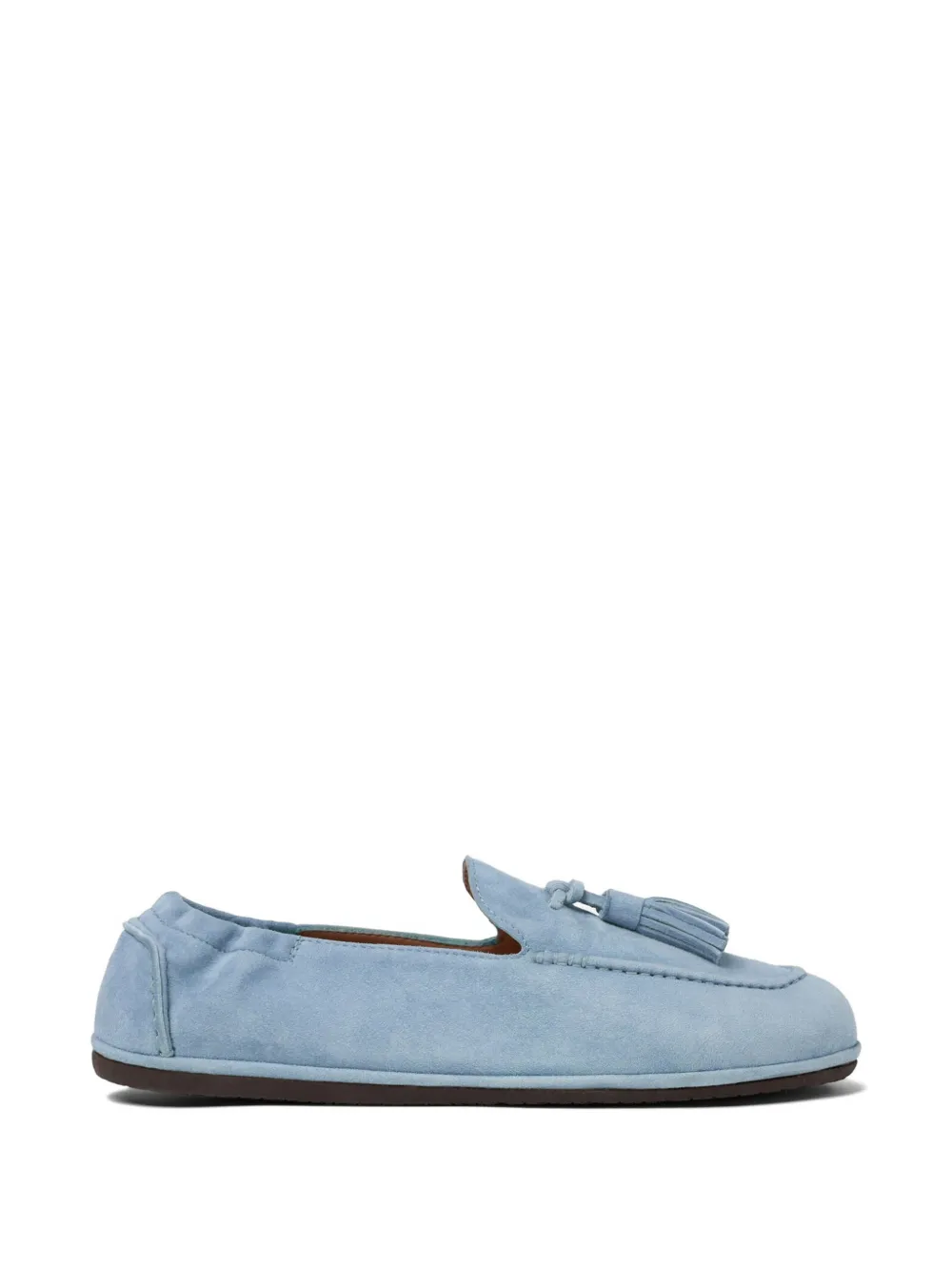 Scarosso Anais tassels suede loafers - Blu