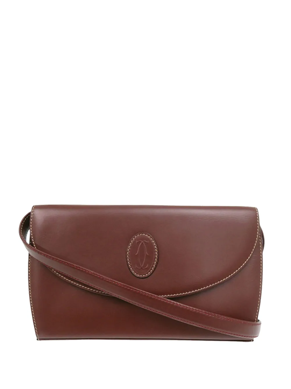 Cartier 20th Century Leather Must De Cartier crossbody bag - Rosso