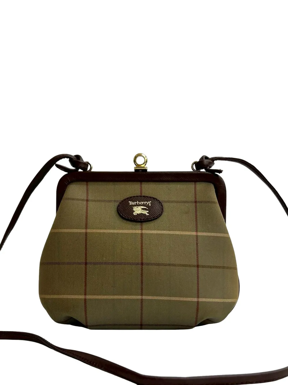 Burberry Pre-Owned 20th Century Vintage Check Canvas crossbody bag - Brown