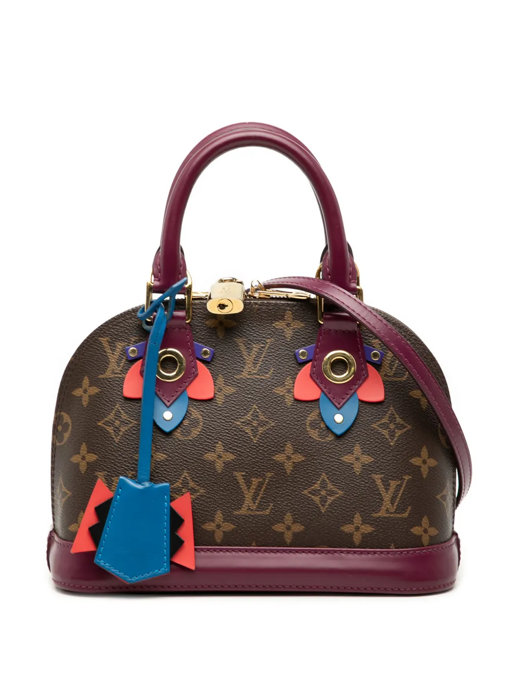 Louis Vuitton Pre-Owned 2015 Monogram Totem Alma BB satchel - Braun