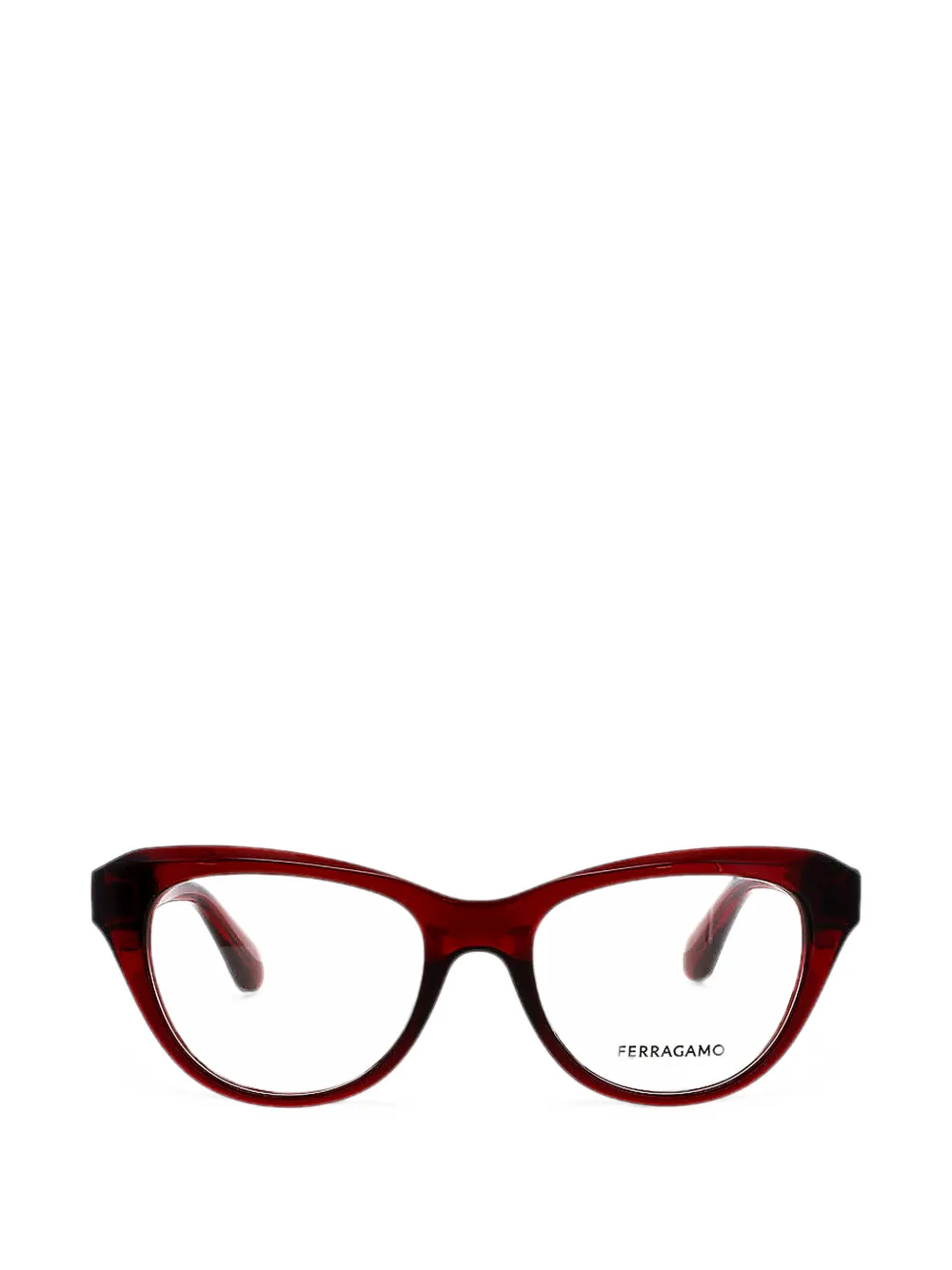 Ferragamo Eyewear cat-eye frame glasses - Rosso