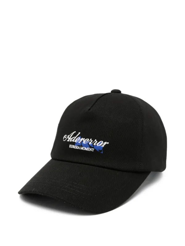 ADER ERROR ベースボールキャップ ブラック Ader Error ロゴ キャップ | ブラック | FARFETCH JP
