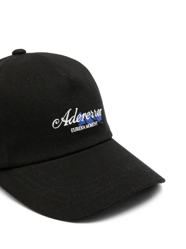 ADER ERROR ベースボールキャップ ブラック Ader Error ロゴ キャップ | ブラック | FARFETCH JP