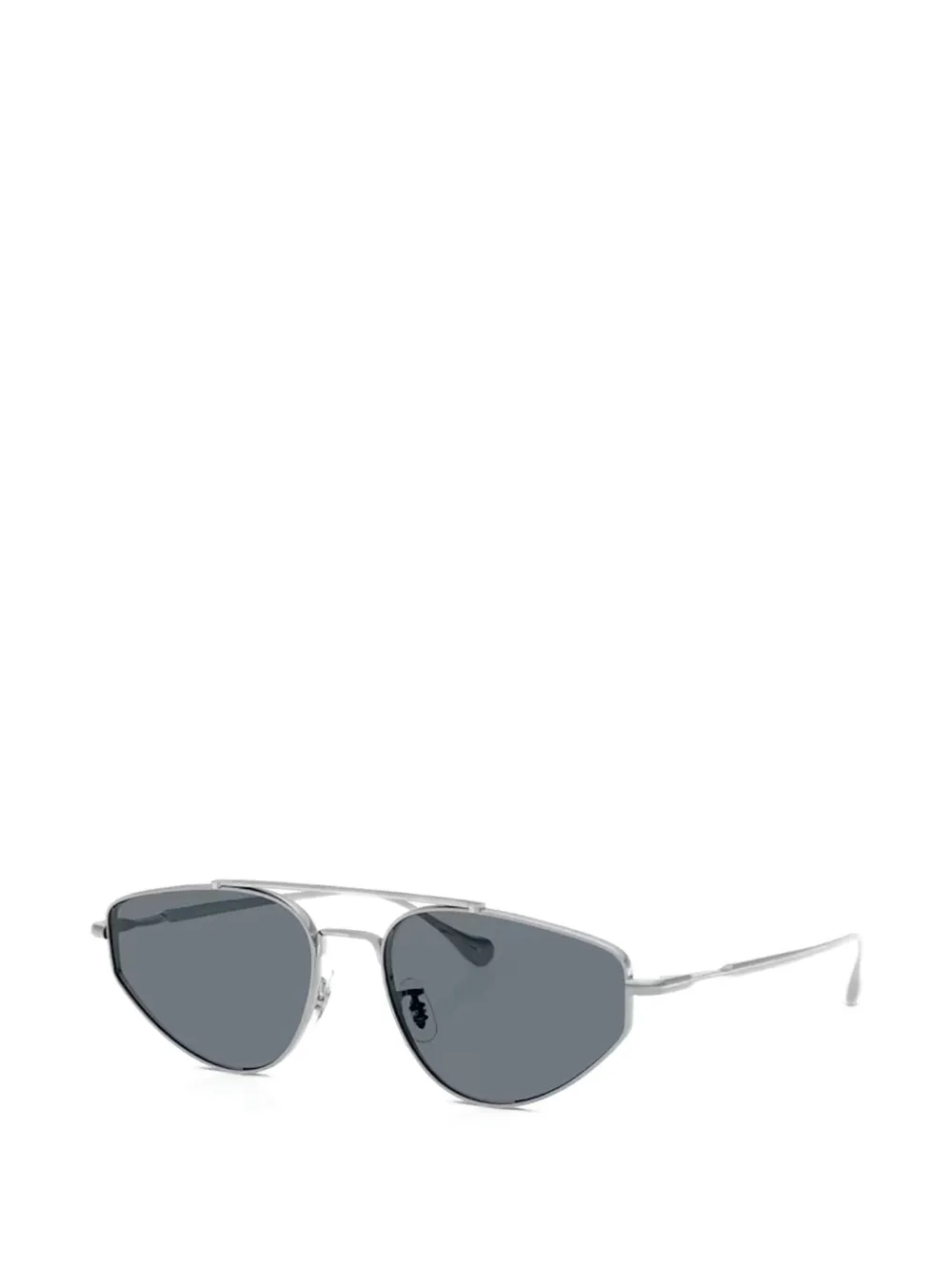 Oliver Peoples Edition 5 zonnebril met piloten montuur Zilver