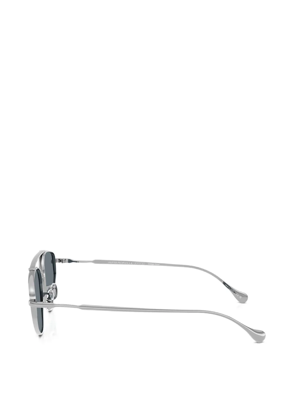 Oliver Peoples Edition 5 zonnebril met piloten montuur Zilver