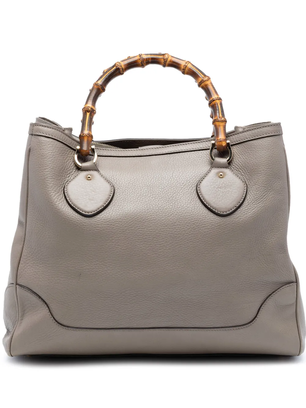 Gucci Pre-Owned 2016-2026 Medium Leather Bamboo Diana tote bag - Marrone