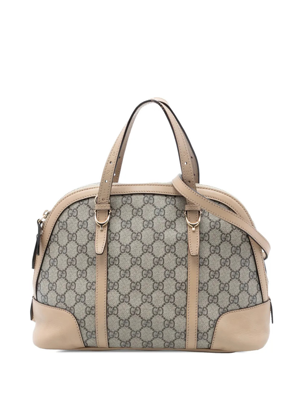 Gucci Pre-Owned Borsa a tracolla GG Supreme Nice Dome piccola 2016-2026 - Toni neutri