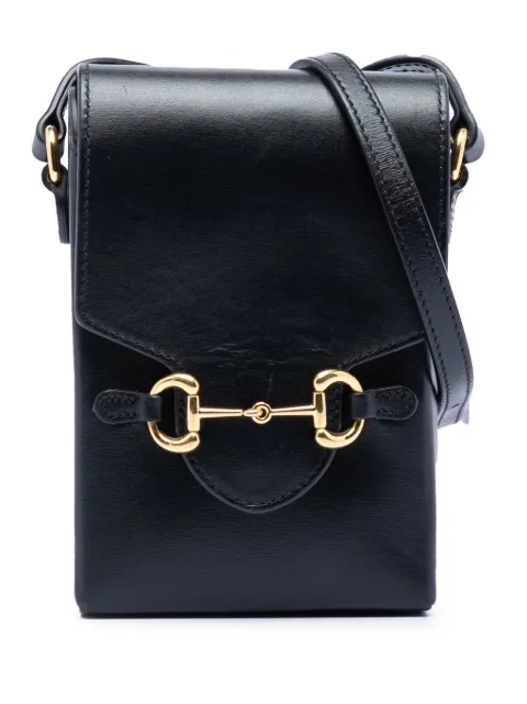 Gucci Pre-Owned 2016-2026 Mini Leather Horsebit 1955 crossbody bag