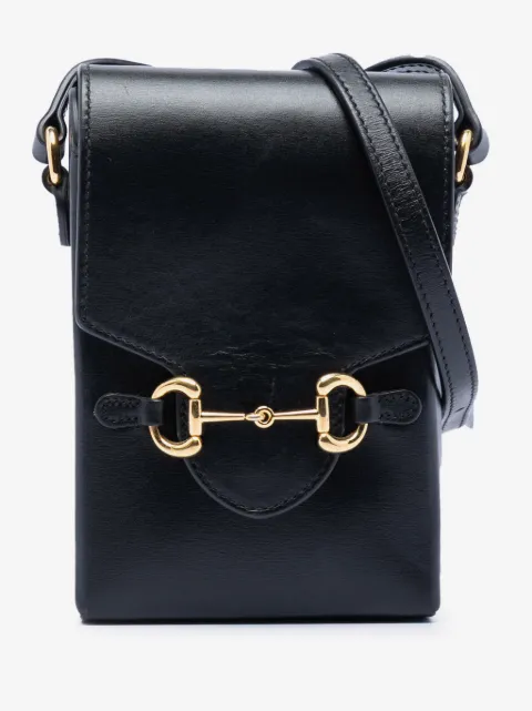 Gucci Pre-Owned bolsa crossbody Horsebit 1955 mini de piel 2016-2026