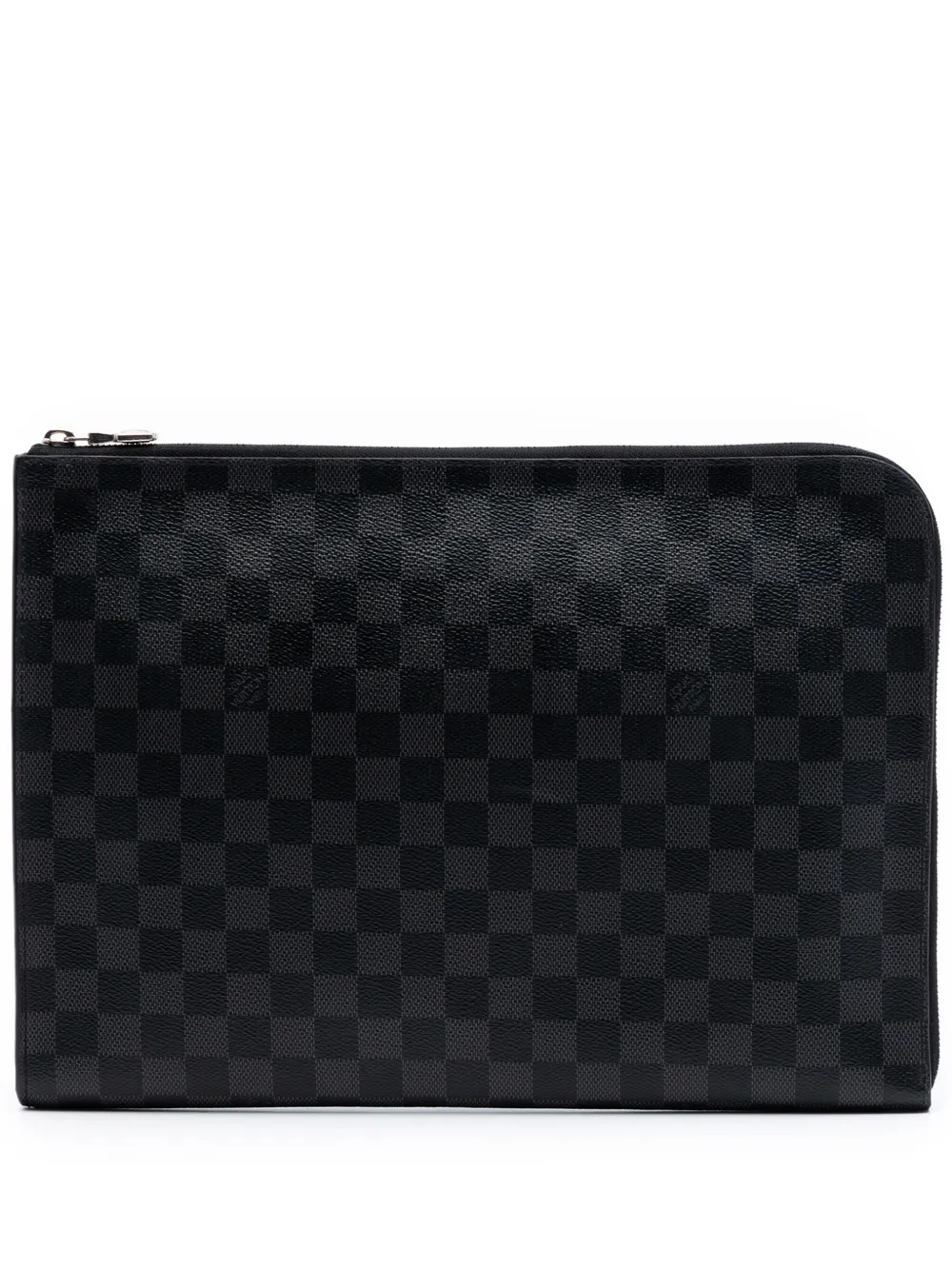 Louis Vuitton Pre-Owned 2017 Damier Graphite Pochette Jour GM Clutch - Schwarz