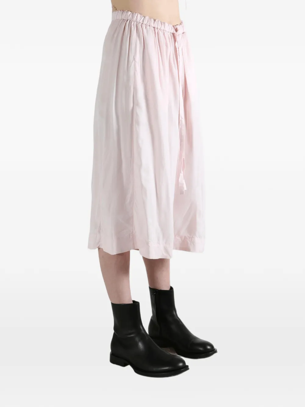 Casey drawstring cropped trousers Roze