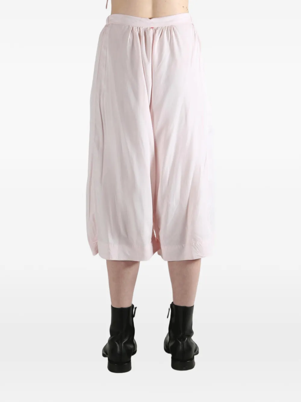 Casey drawstring cropped trousers Roze