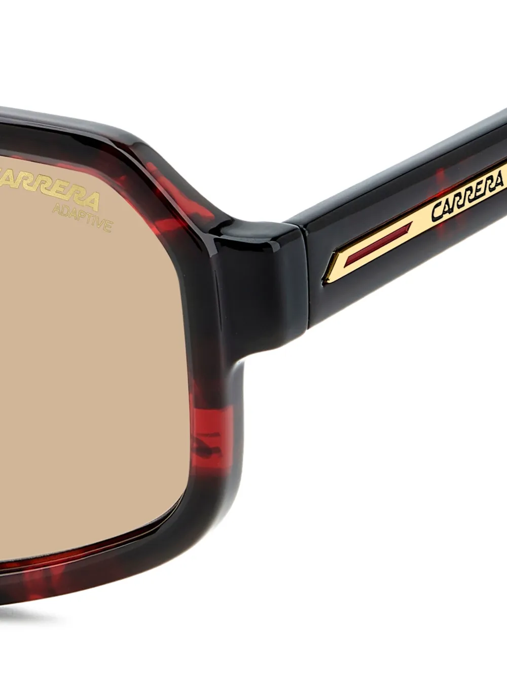 Carrera Victory 26 S zonnebril met schildpadschild-design Rood