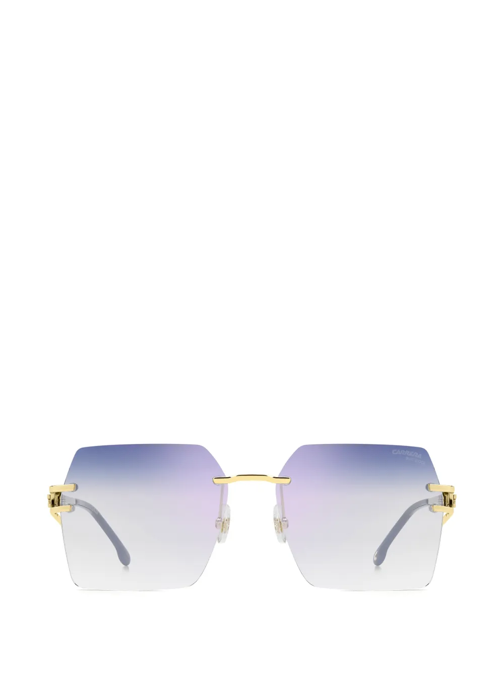 Carrera geometric-frame rimless sunglasses - Gold
