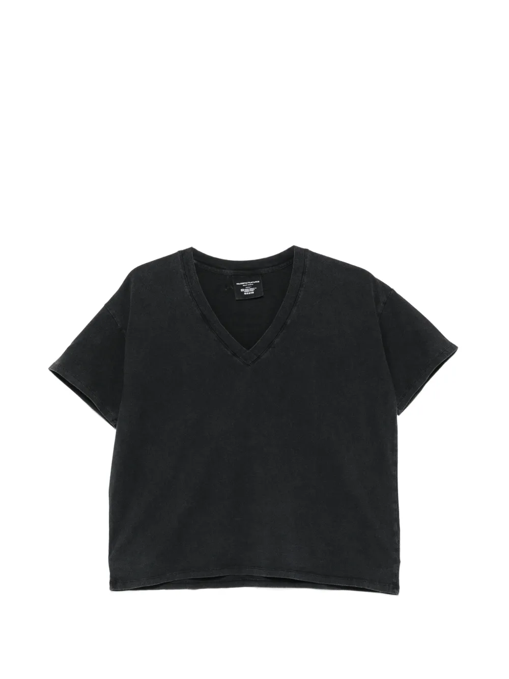 Majestic Filatures V-neck short-sleeve T-shirt - Nero