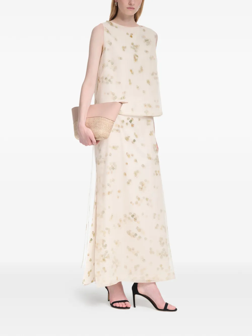 Altuzarra Rok met bloemenprint Wit