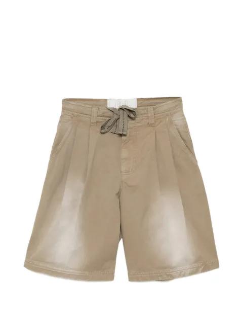 Pleated Sun Faded Shorts
