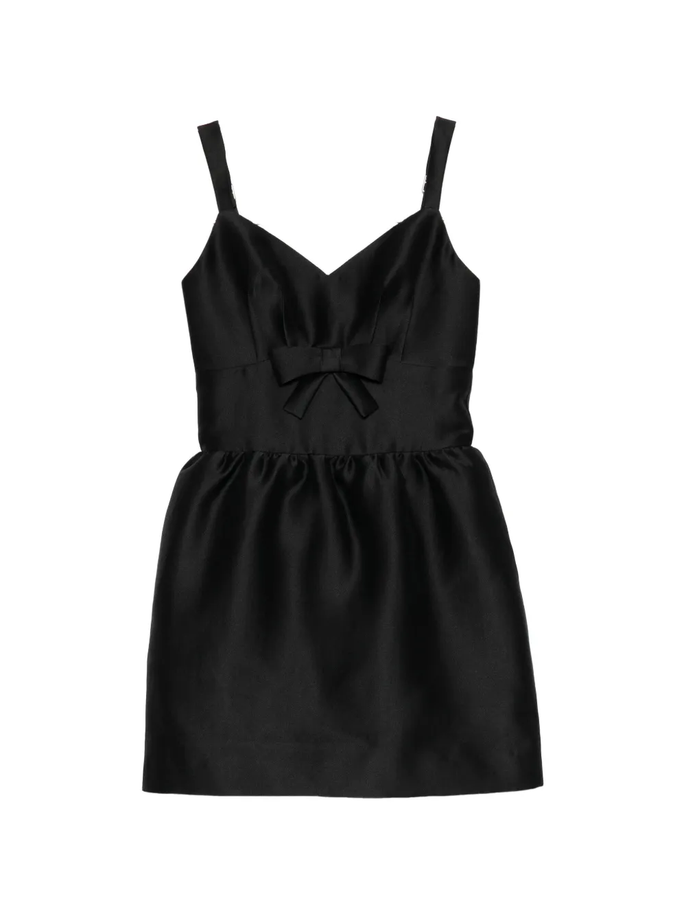 SHUSHU/TONG bow-detail sleeveless dress - Nero