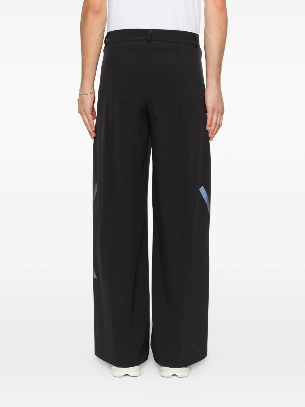 Adidas Calça Wide Leg Z.N.E. x Entire Studios Com Estampa De Logo