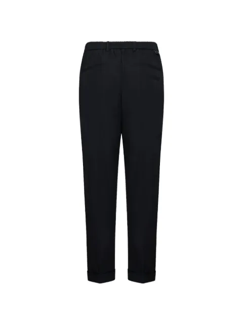 Low Brand D-ring turn-up trousers