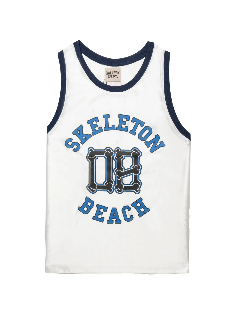 GALLERY DEPT. graphic-print vest - Weiß