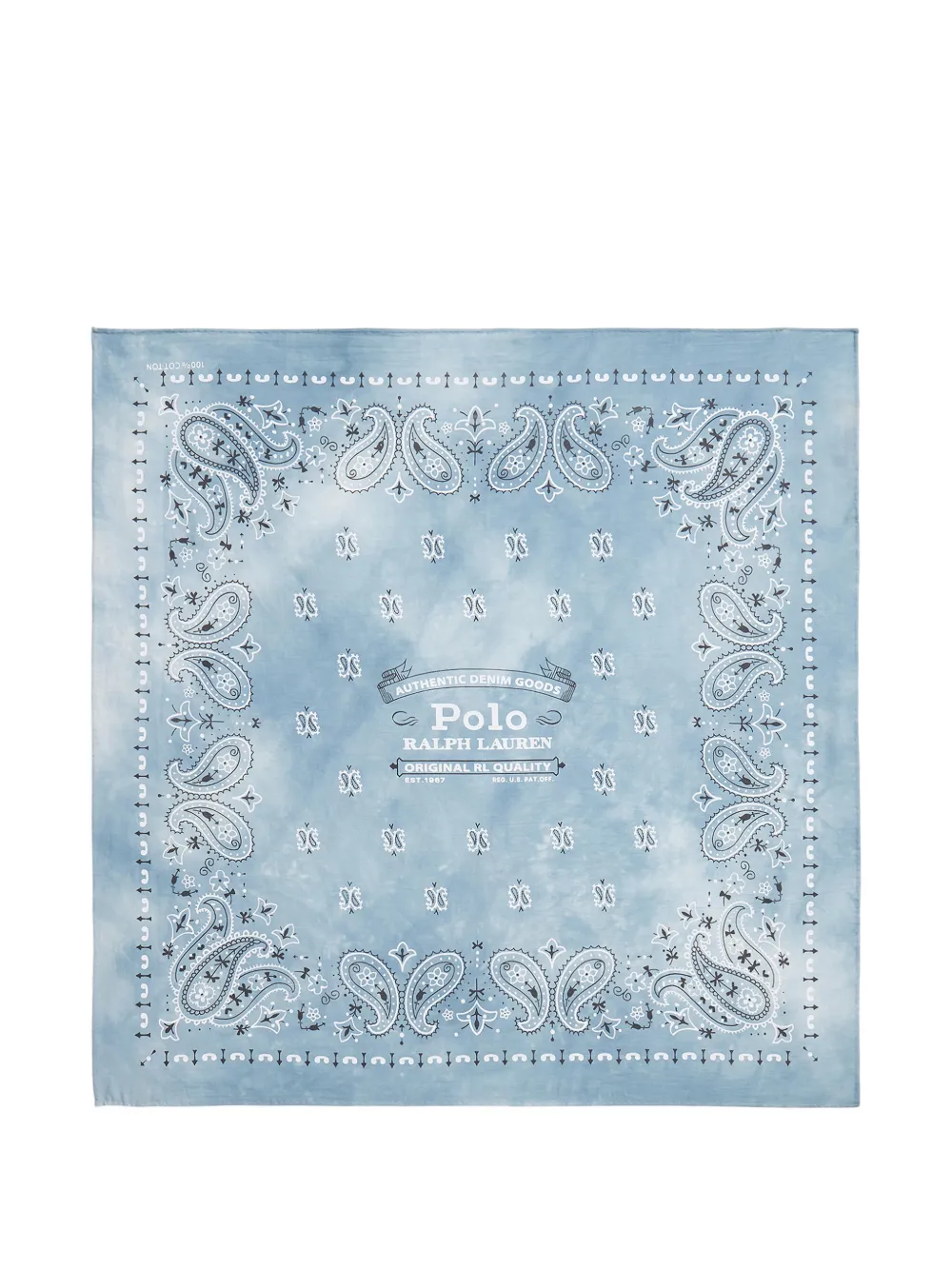 Polo Ralph Lauren cotton scarf - Blu