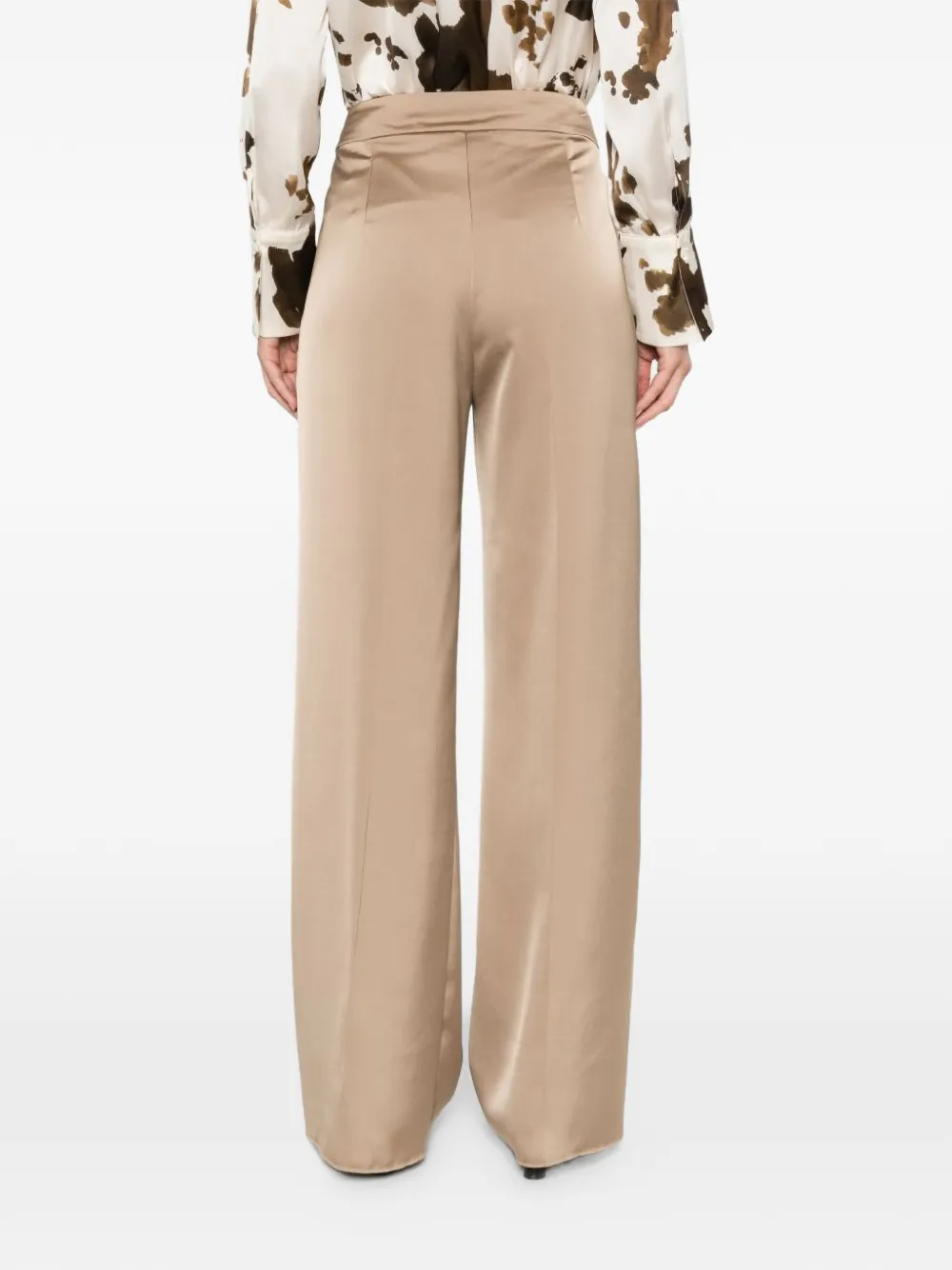Pennyblack Broek met wijde pijpen Beige
