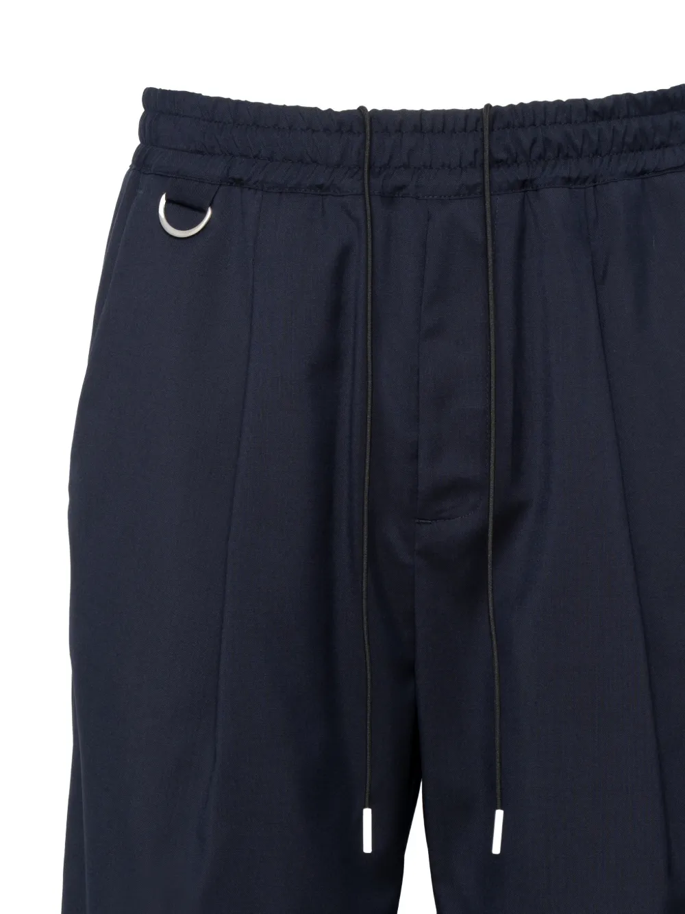 Low Brand Shorts met trekkoord en D-ring Blauw
