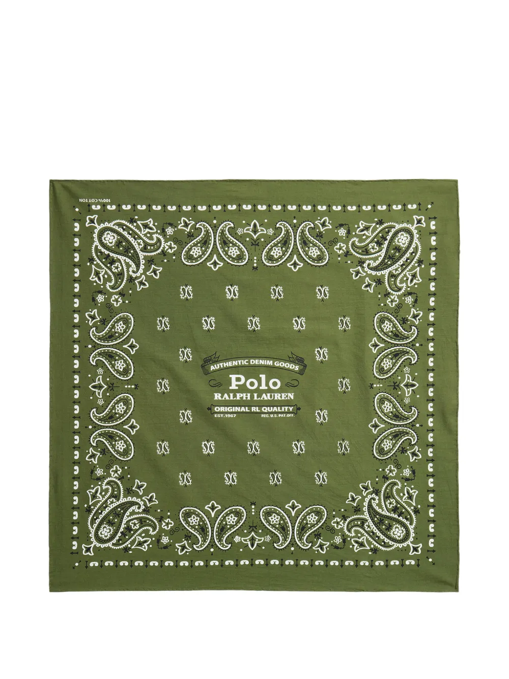 Polo Ralph Lauren cotton scarf - Verde