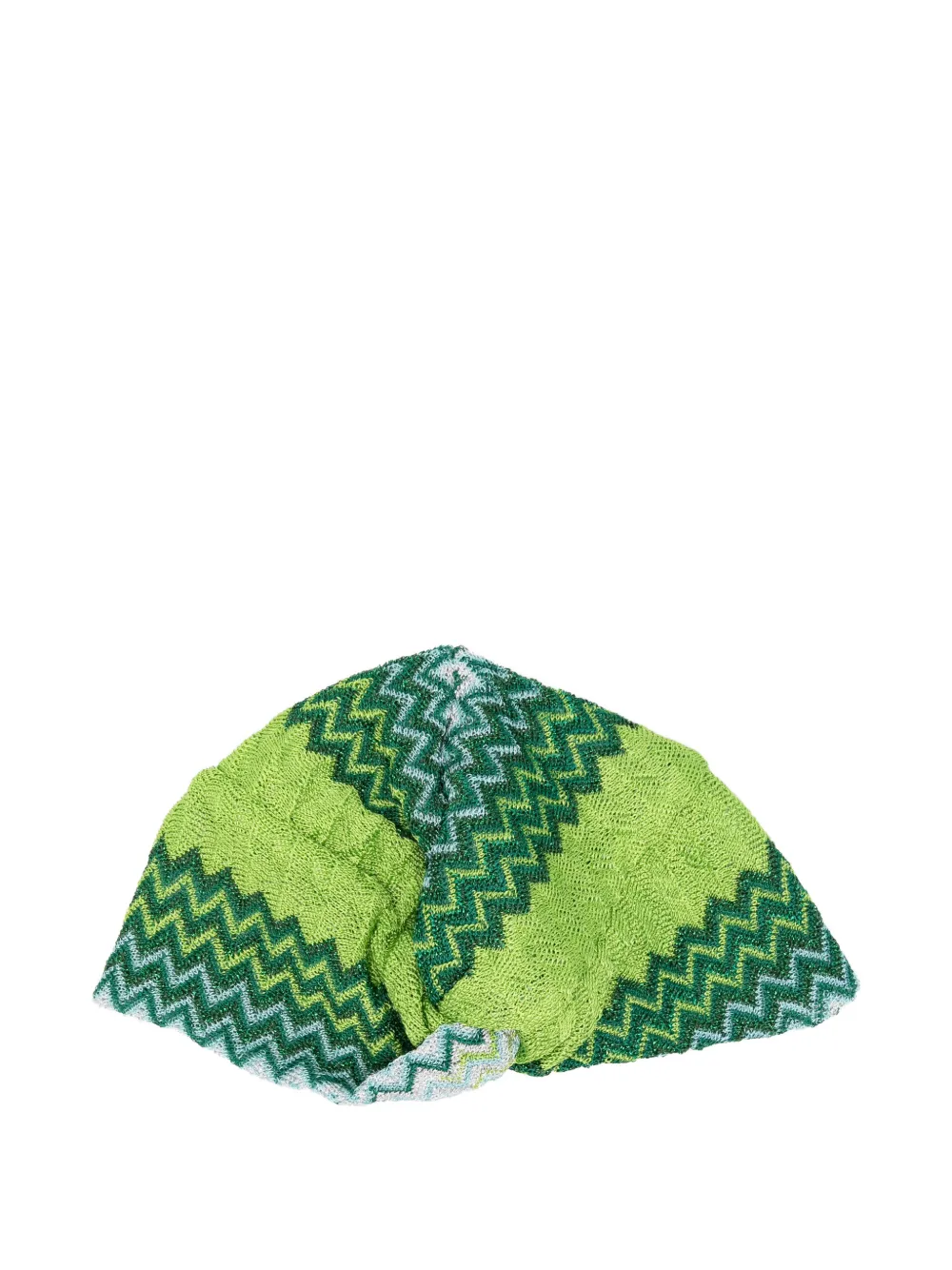 Missoni knot-detail hat - Verde