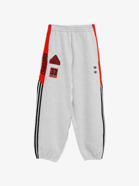 adidas pantalones de chándal con parche del logo de adidas x Willy Chavarria