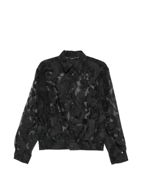 Taakk paisley-embroidered shirt