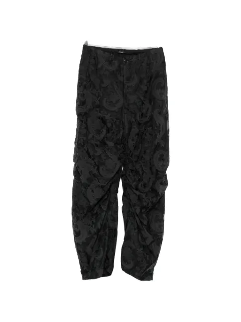 Taakk paisley-jacquard trousers