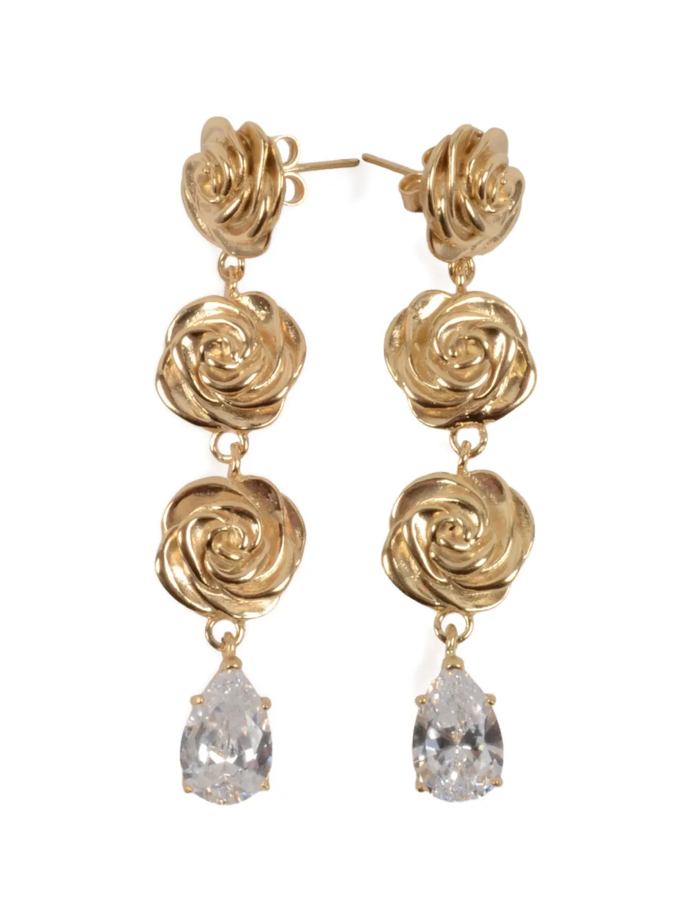 Magda Butrym crystal-embellished earrings - Gold