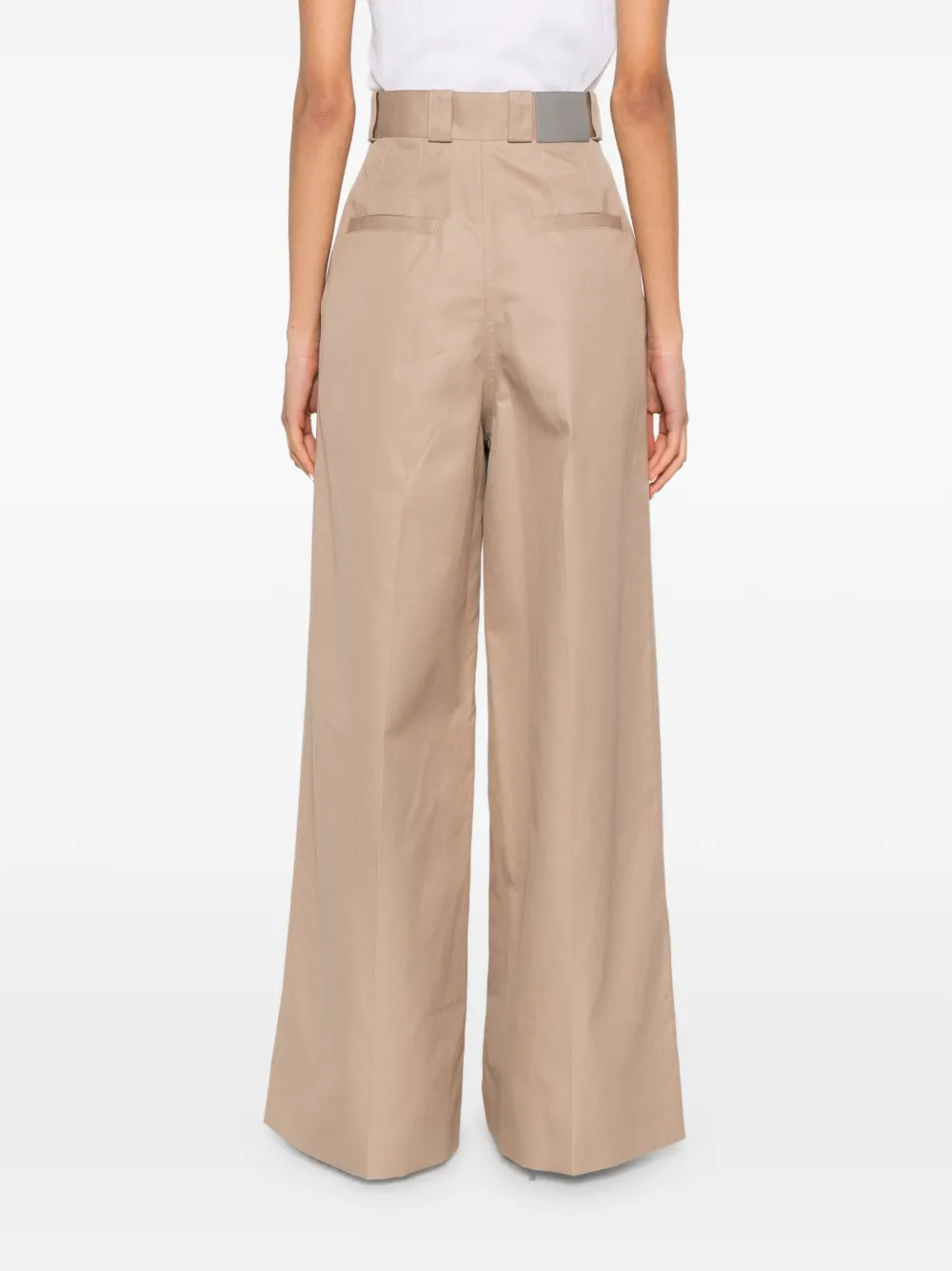 Balenciaga High-waist broek Beige