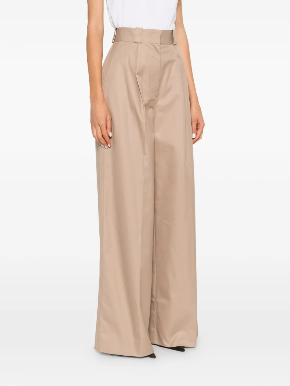 Balenciaga High-waist broek Beige