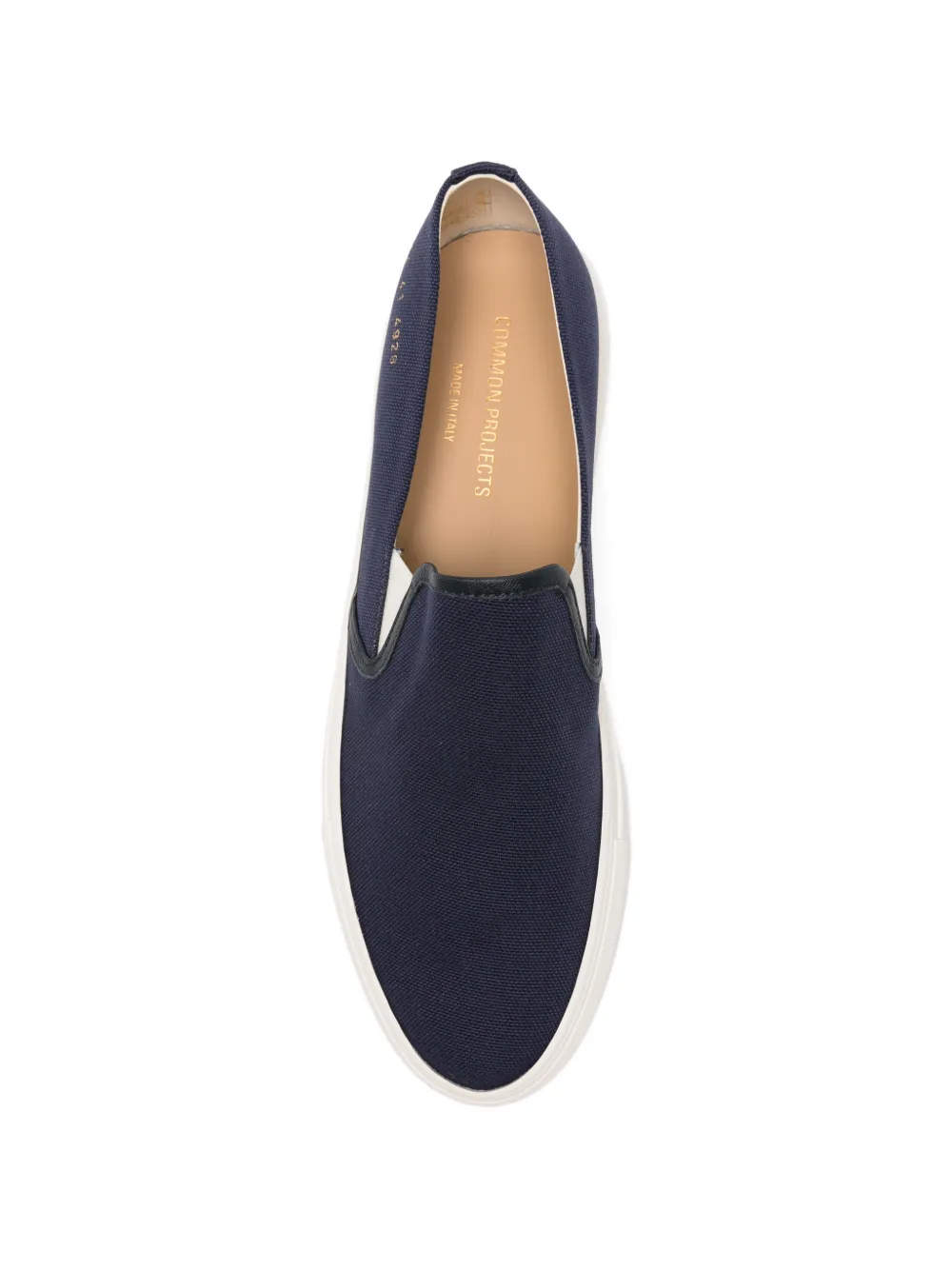 Common Projects leather-trim slip-on sneakers Blauw