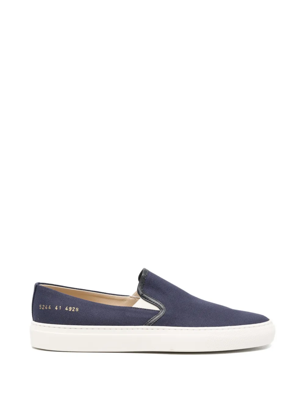 Common Projects leather-trim slip-on sneakers - Blau