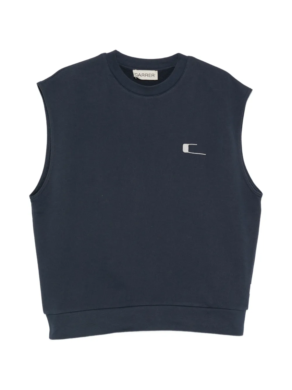 Carrera logo-print crew-neck vest - Blau
