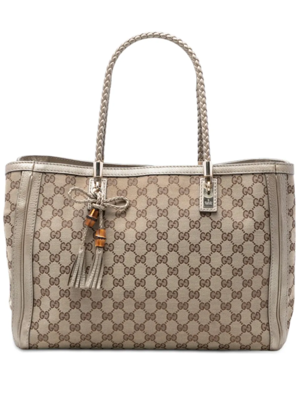 Gucci Pre-Owned 2016-2026 Medium GG Canvas Bella tote bag - Oro