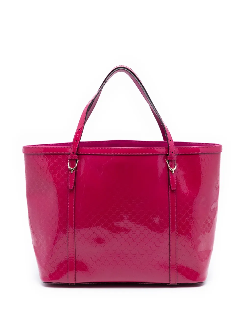 Gucci Pre-Owned 2016-2025 Patent Microguccissima Nice tote bag - Rosa
