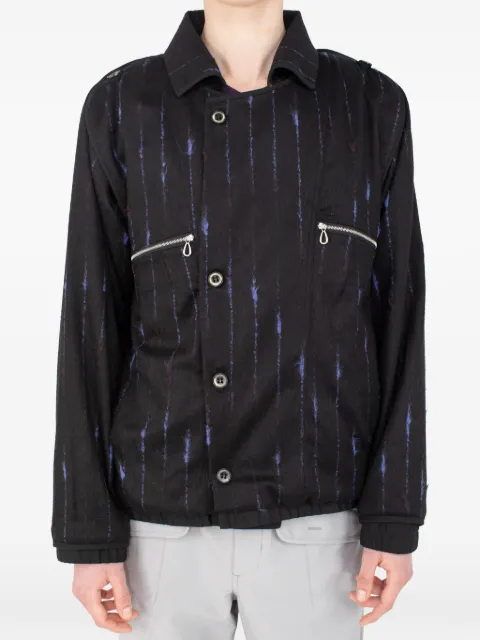 Kiko Kostadinov Komlo vertical-stripe jacket