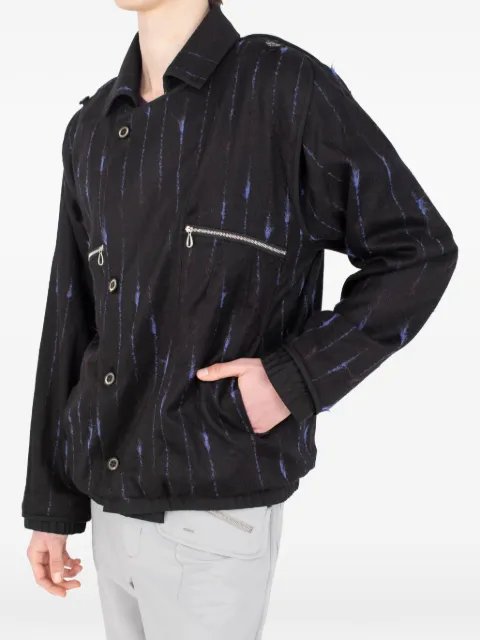 Kiko Kostadinov Komlo vertical-stripe jacket