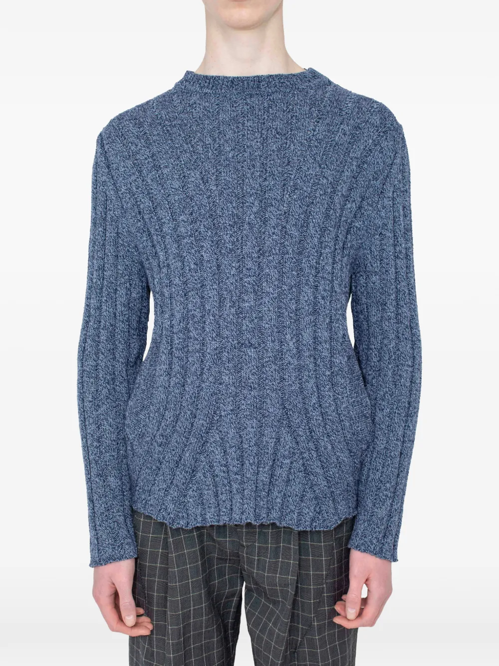 Kiko Kostadinov Kada ribbed-knit sweater - Blu