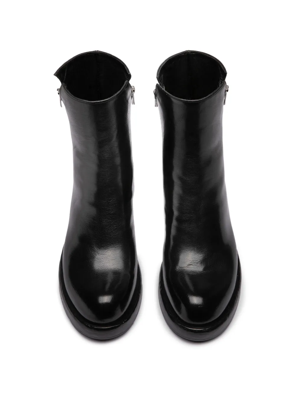 Officine Creative Brett 010 side-zip ankle boots Zwart