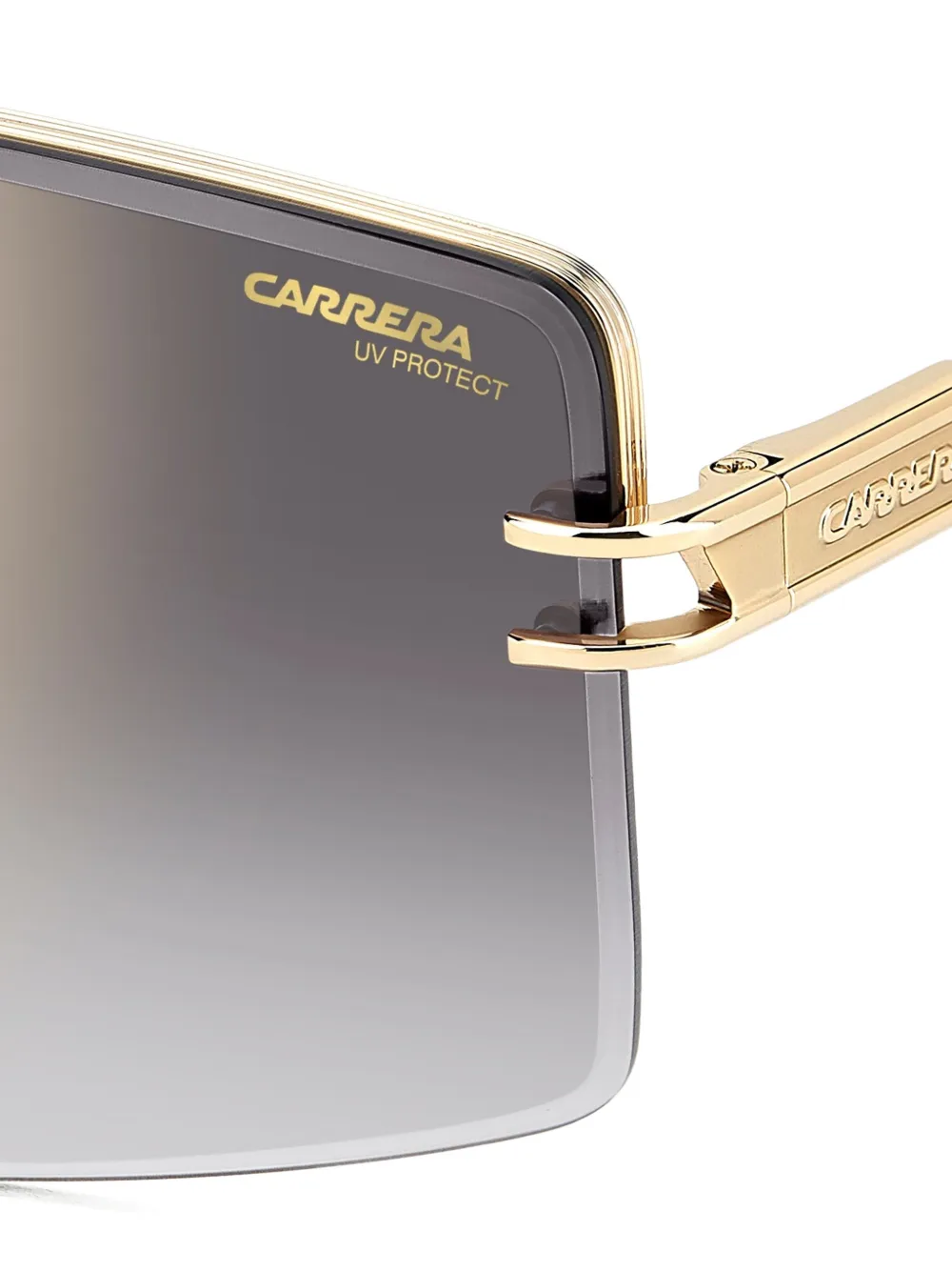 Carrera Zonnebril met geometrisch montuur Goud