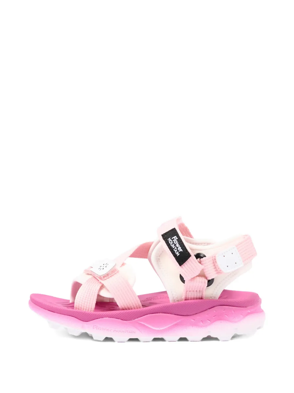FLOWER MOUNTAIN KIDS touch-strap sandals Roze