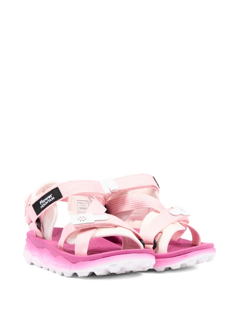 FLOWER MOUNTAIN KIDS touch-strap sandals - Rosa