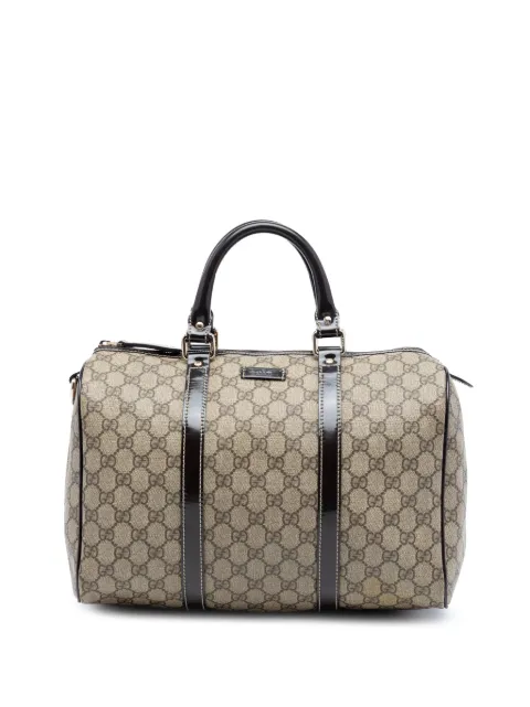 Gucci Pre-Owned bolsa boston Joy mediana con motivo GG Supreme 2016-2025